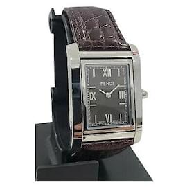 Fendi-Fendi silver cristal sapphire elegant-Black,Metallic