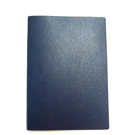 NEUF CARNET CAHIER MONTRE PIAGET BLOC NOTES TRANCHE DOREE NOTE HOLDER Bleu Marine