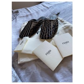 Fendi-Mules-Brown