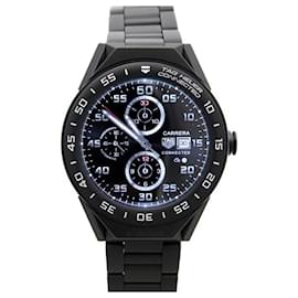 Tag Heuer-NEW TAG HEUER CONNECTED MODULAR SBF WATCH8to8013 45MM BLACK TITANIUM + BOX-Black