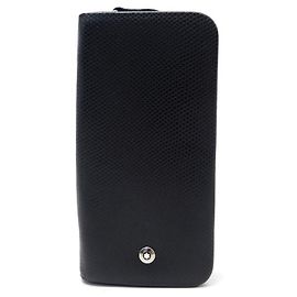Case 3 SMALL MONTBLANC BOHEME PEN IN BLACK LEATHER PEN POUCH Black