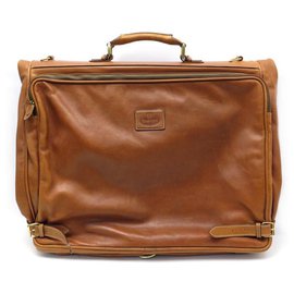 Church's-CHURCH'S TRAVEL BAG CLOTHING RACK BROWN GRAIN LEATHER SUITS-Brown