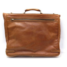 Church's-CHURCH'S TRAVEL BAG CLOTHING RACK BROWN GRAIN LEATHER SUITS-Brown