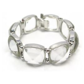 PULSEIRA BACCARAT MEDICIS T19 EM CRISTAL E PRATA + CAIXA DE JÓIAS EM PRATA DE CRISTAL Outro