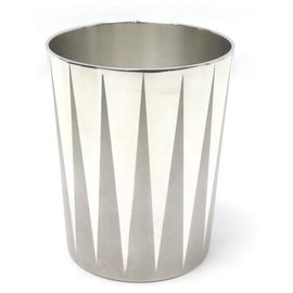 Hermès-PUIFORCAT CUP GLASS FOR HERMES 9x7 CM IN SILVER PLATED GLASS-Silvery
