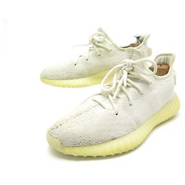CHAUSSURES ADIDAS BASKETS YEEZY BOOST 350 V2 CP9366 TOILE BLANC SNEAKERS SHOES Blanc