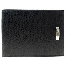 ST DUPONT WALLET IN BLACK LEATHER BLACK LEATHER WALLET CARD HOLDER Black