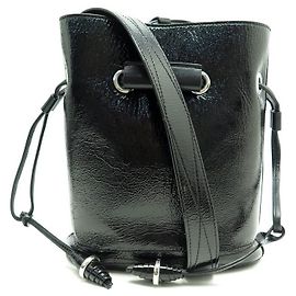 NOVA BOLSA LANCEL LE OITO PM A07111 Bolsa de couro preto Preto