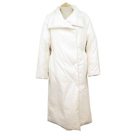 NEW JIL SANDER OVERSIZE LONG DOWN JACKET 32 XS ECRU PUFFY JACKET Cream