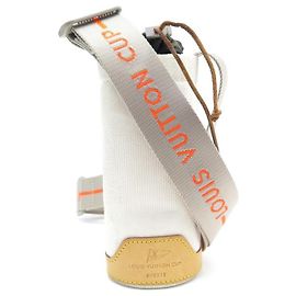 LOUIS VUITTON CUP M CROSSBODY BAG80642 SUPORTE DE GARRAFA DE LONA Branco