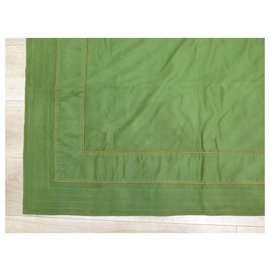 Hermès-RARE HERMES SLEEPING BAG GREEN GREEN SLEEPING BAG BED THROWER-Green
