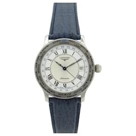 Longines-NEW LONGINES LINDBERGH L WATCH2.611.4 38 MM AUTOMATIC STEEL NEW STEEL WATCH-Silvery