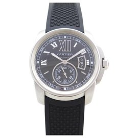 Cartier-NEW CARTIER CALIBER GM W7100014 automatic 42 MM  2 Bracelets-Black