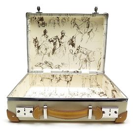 Hermès RARO CUSTODIA HERMES FAUBOURG EXPRESS LINE PM CHEVRON BEIGE LIMITED HARD CASE Beige