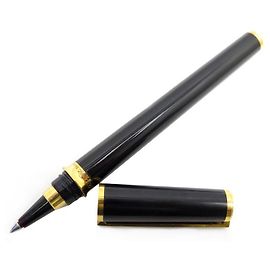 PENNA A SFERA ST DUPONT MONTPARNASSE IN ROLLER LACCATA CINESE NERA Nero