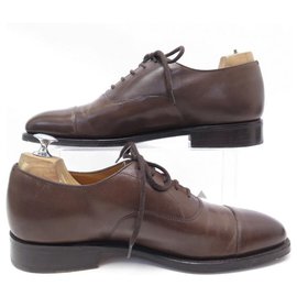 Church's-CHURCH�S RICHELIEU CONSUL SHOES 6F 40 BROWN LEATHER SHOES-Brown