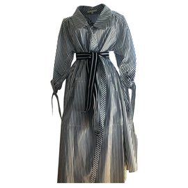 Robe Maje en coton blanc taille 2 Blanc