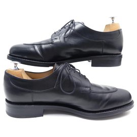Paraboot-AVIGNON PARABOOT SHOES 11 45 BLACK LEATHER SHOES DERBY-Black