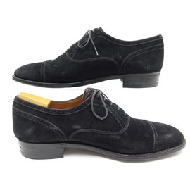 JM Weston-JM WESTON SHOES 478 8.5E 42.5 BLACK VELVET calf leather + SHOES TAPER-Black