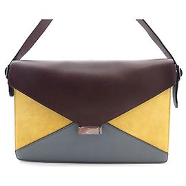 Céline BOLSA NOVA CELINE 170893 DIAMOND MEDIUM LEATHER & TRICOLOR PURSE SUEDE Outro