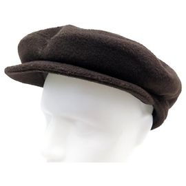Autre Marque NEUE MOTSCH CAP FÜR HERMES 58 NEU KASCHMIRKAPPE BRAUN KASCHMIR Braun