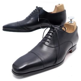 SANTONI RICHELIEU SCARPE PUNTA DRITTA 15004 5 IT 40 SCARPE IN PELLE Nero