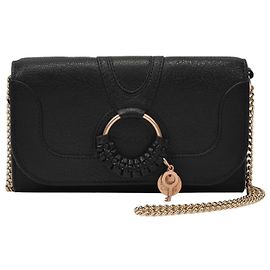 See by Chloé Cartera larga Hana en cuero negro Negro