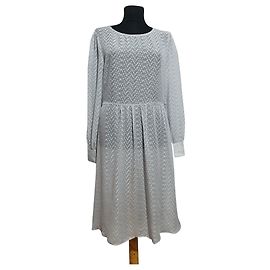 Bruuns Bazaar Zofira Luzia Kleid Pastellblau Blau