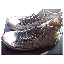 Zapatillas Converse Graffiti de piel Eggshell Blanco roto