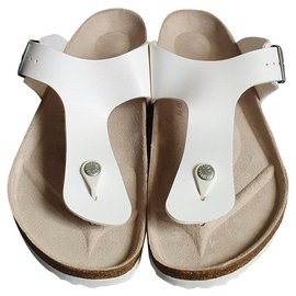 Birkenstock-Men Sandals-White