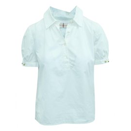 Tory Burch Camicia bianca a maniche corte Bianco
