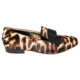 Lanvin Mocasines con estampado de leopardo Otro