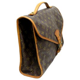 Louis Vuitton-Louis Vuitton Brown Monogram Beverly Aktentasche GM-Braun,Dunkelbraun