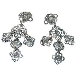 ORECCHINI A CLIP CHANTAL THOMASS XXL Silver hardware