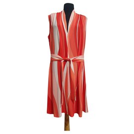 Marc Cain Dress Multicolour Polyester Elastane Size 4 Multiple colors