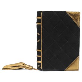 Chanel-Bolsa Chanel Bible Clutch 2000's-Preto