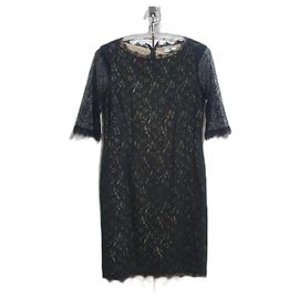 Day Birger & Mikkelsen Spitzenkleid Schwarz Schwarz