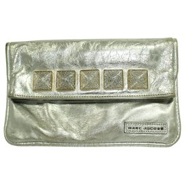 Marc Jacobs-Silver Clutch-Silvery,Metallic