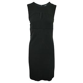 Max & Co Black Fitted Dress Black