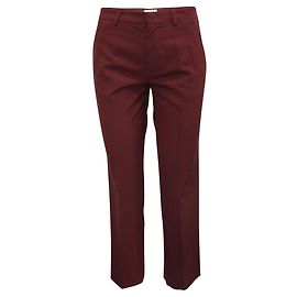 Prada Burgundy Office Pants Red Dark red