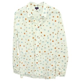 Paul Smith Camicia Bianca con Stampa Bianco