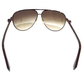 Alexander Mcqueen-Alexander McQueen Glasses-Brown