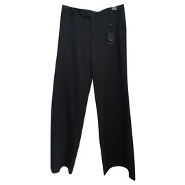Bruuns Bazaar Black Wool Pants Black