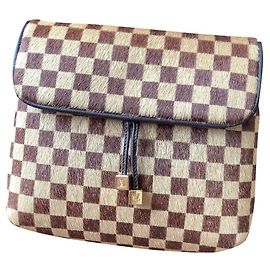 Louis Vuitton Tabuleiro de damas de couro de potro Outro