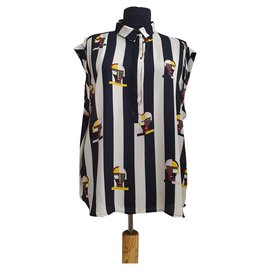 Monki Oversize Top Mehrfarben