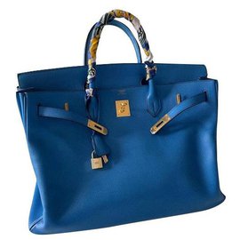 Hermès-Birkin 40-Blau