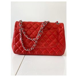 Chanel-Chanel Jumbo classic-Rosso