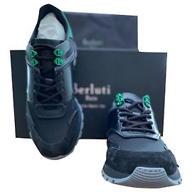 Berluti Run Track Torino Black Green