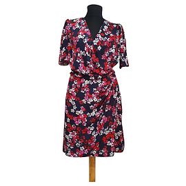 Zapa Floral Dress Polyester Size M Multiple colors