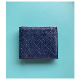 Bottega Veneta-Portefeuilles Petits accessoires-Bleu foncé